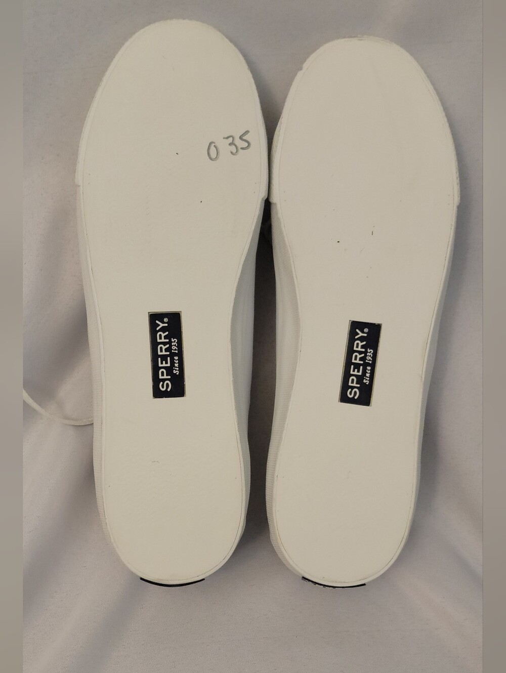 Sperry Top Sider White Sneaker Size 12 - Picture 7 of 12